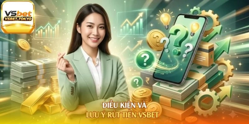 Điều kiện và lưu ý rút tiền Vsbet