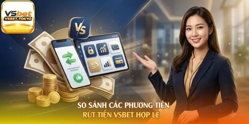So sánh các phương tiện rút tiền Vsbet hợp lệ